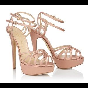 Charlotte Olympia Ursula pink heels size 36